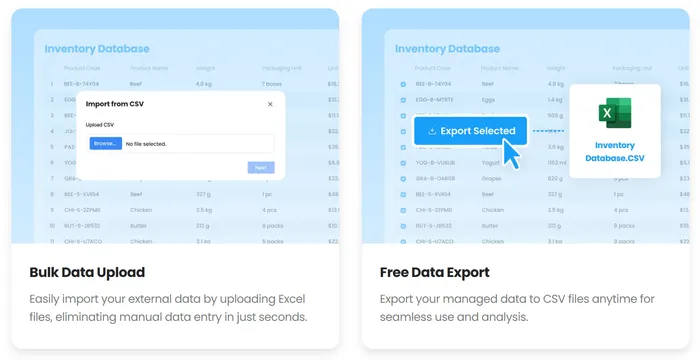 Bulk data upload