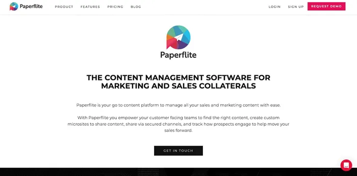 PaperFlite content management platform