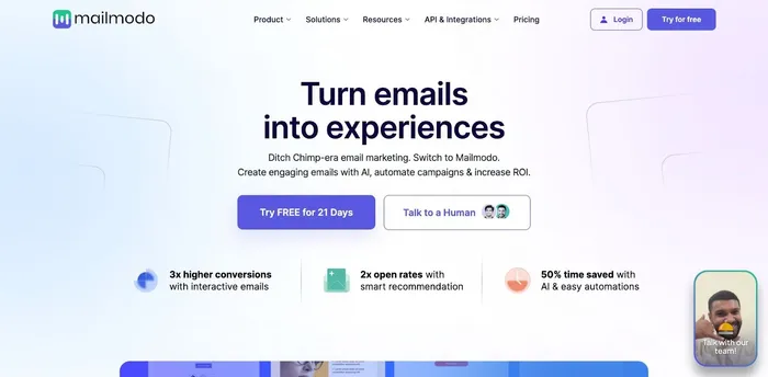 Mailmodo — send interactive emails