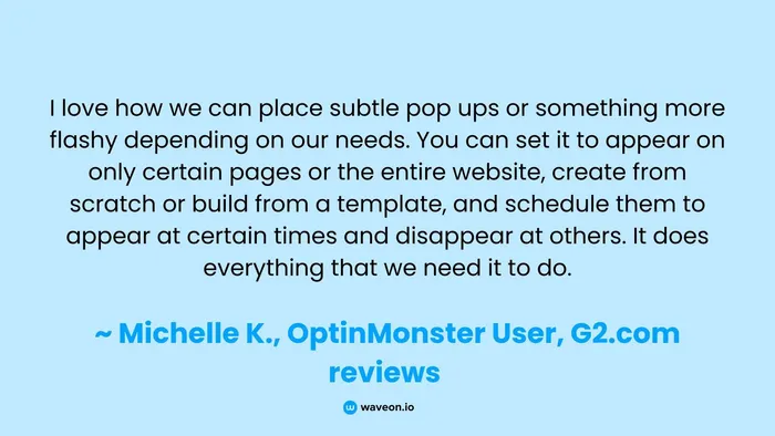 OptinMonster g2.com review