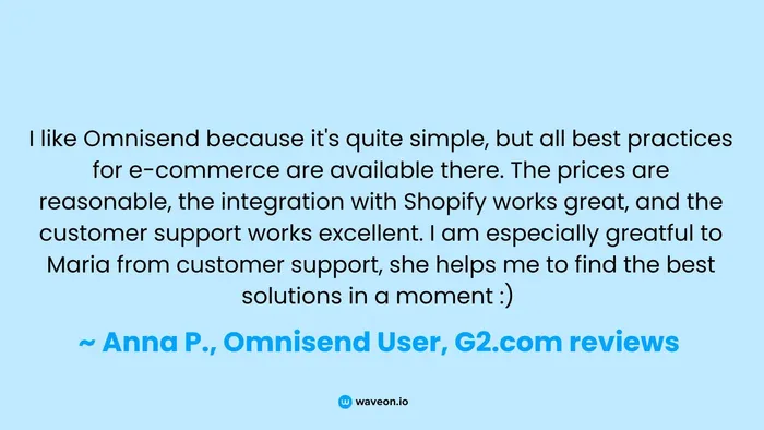 Omnisend g2.com review