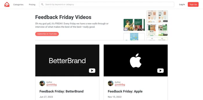Feedback Friday