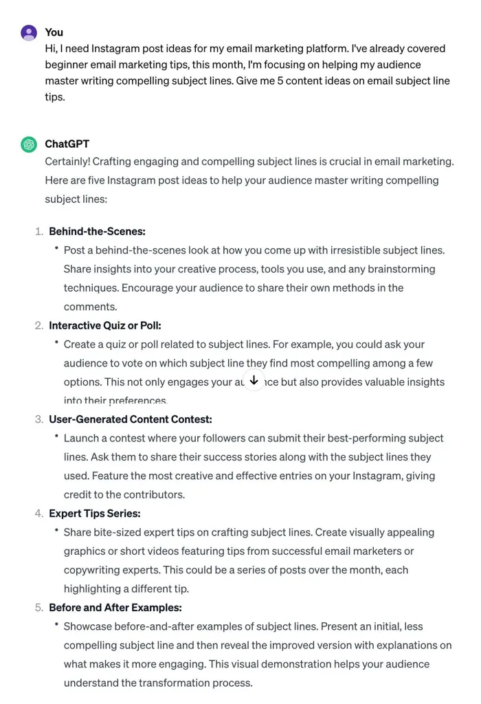 generating content ideas