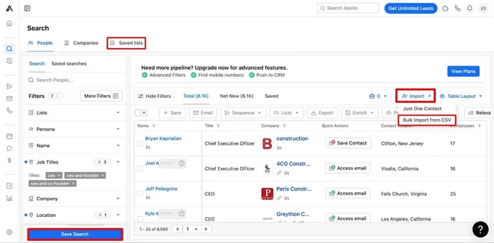 exporting list as csv