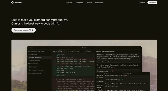 Vibe coding tool — Cursor