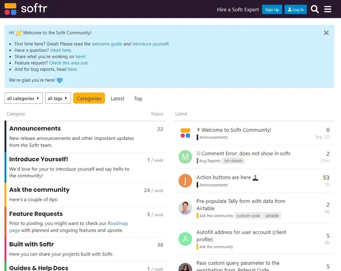 softr-community-forum